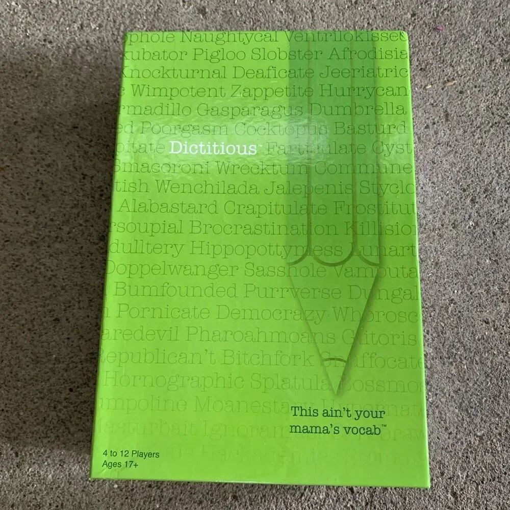 Play Monster Dictitious Adult Fake Word Game *New*